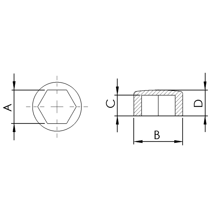 Hex Screw Cover