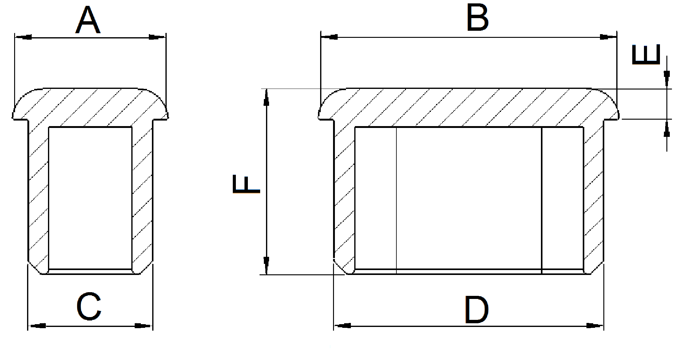 Tube End Plugs - Oval